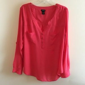 Torrid Henley Blouse